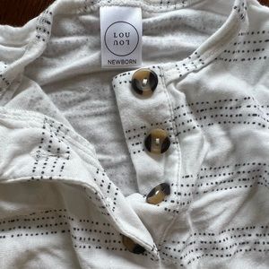 Lou Lou & company newborn sleeper set